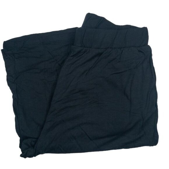 H&M Black Wide-Leg Relaxed Fit Pull-On Pants - Picture 3 of 3